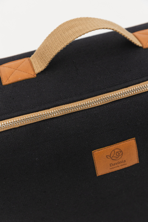 Walizka My Softcase LINEN BLACK